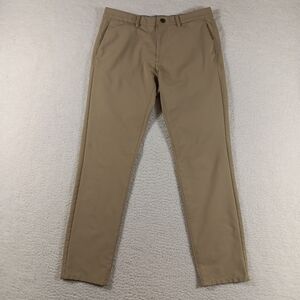Bonobos Golf Pants Mens 31x30 (32x30) Tan Performance Slim Taper Office Buisness